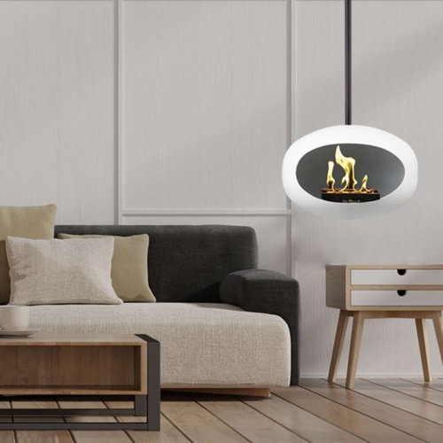 Cheminée au bioéthanol SKY BLANC Lefeufires