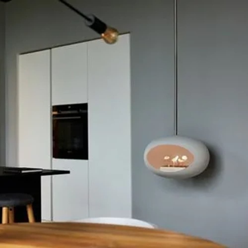 Cheminée au bioéthanol SKY BLANC Lefeufires