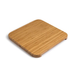 Planche en bois assise brasero Cube noir Höfats