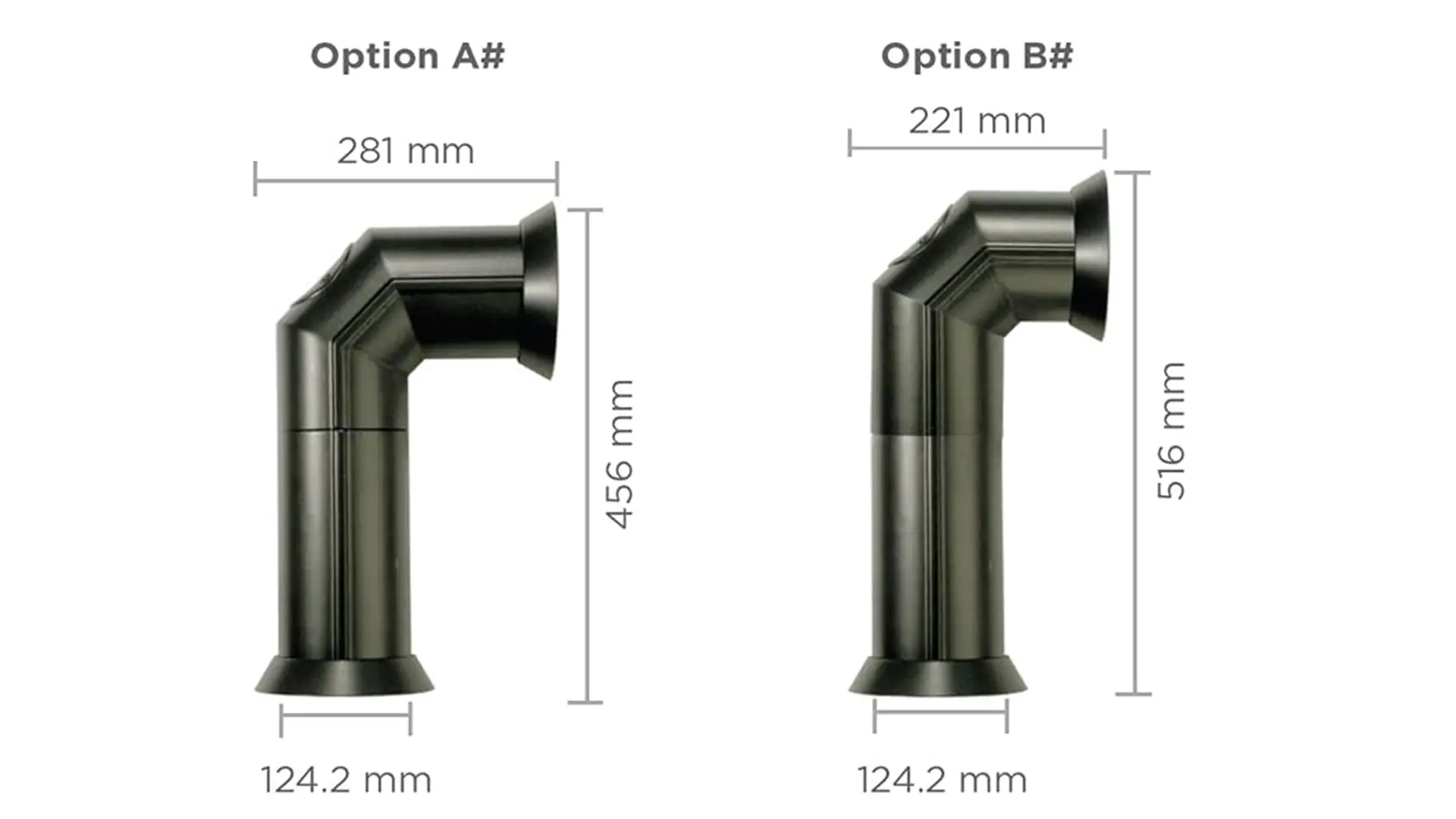 faux conduit mapleton 80 100
