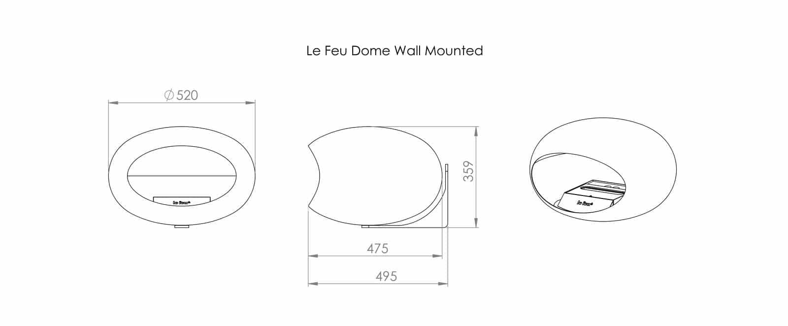 Le Feu Dome Wall